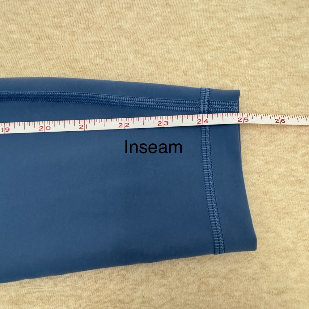 Lululemon Athletica Women’s Size 6 US Midi Rise Blue Leggings - Picture 10 of 11